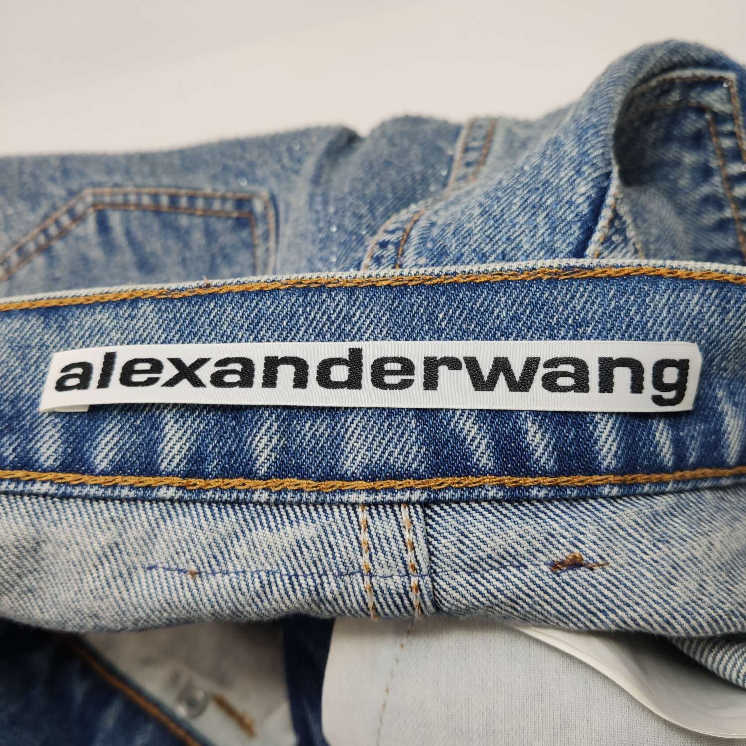 Alexander Wang Alexander Wang Crystal Embellished Jeans Size 26 Size 26" / US 2 / IT 38 - 6 Thumbnail