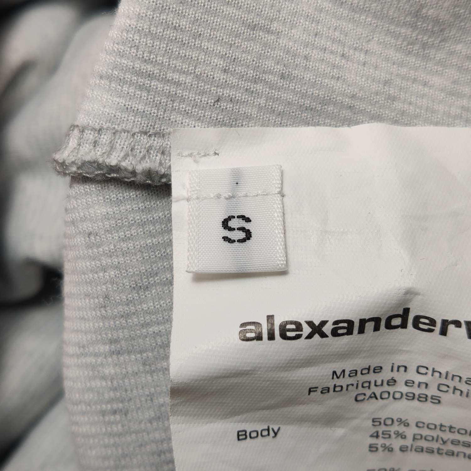 Alexander Wang Alexander Wang Logo Crop Long Sleeve Top Size S Size S / US 4 / IT 40 - 7 Thumbnail