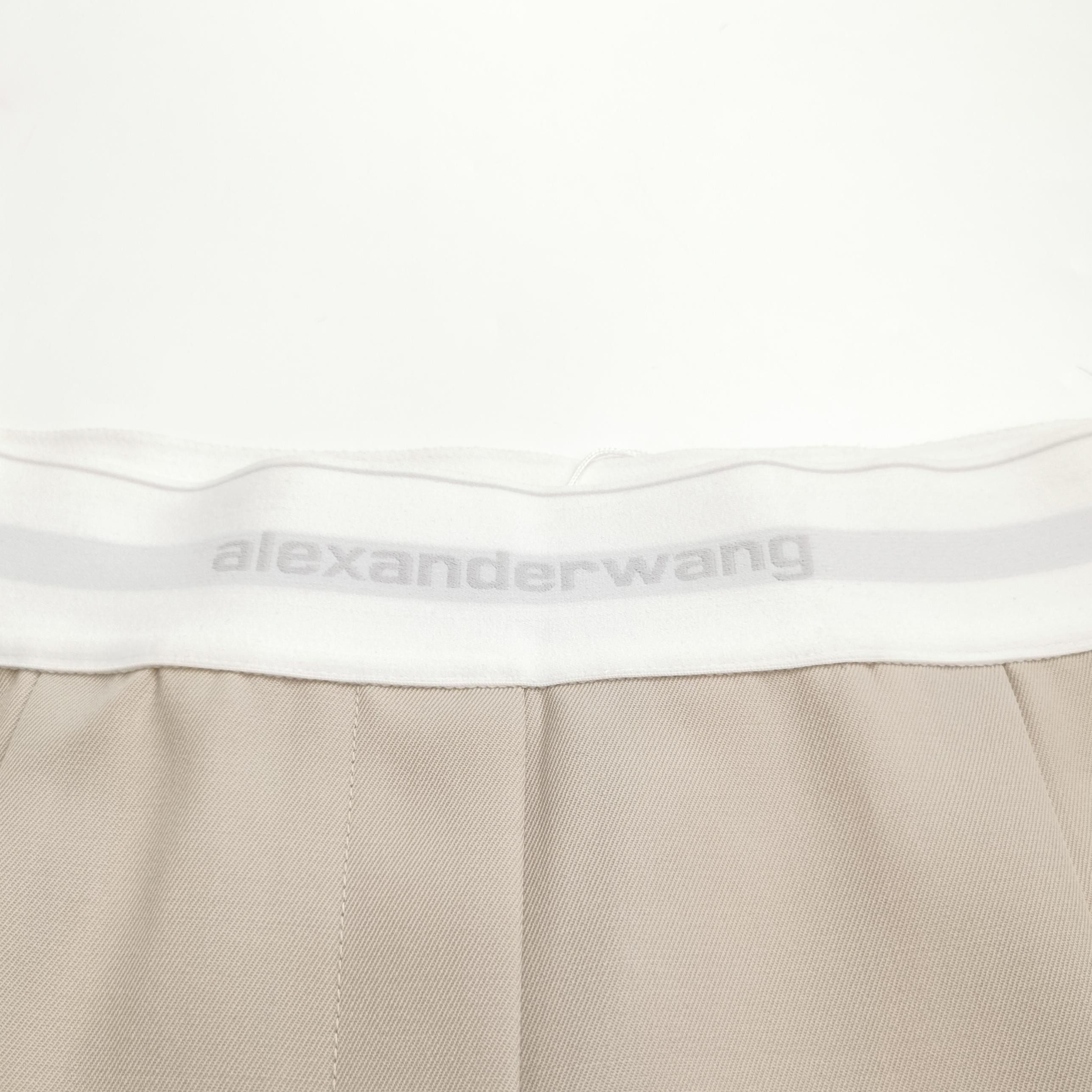 Alexander Wang Alexander Wang Logo Waistband Wool Trousers Size 4 Size 27" / US 4 / IT 40 - 3 Thumbnail