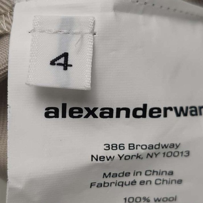 Alexander Wang Alexander Wang Logo Waistband Wool Trousers Size 4 Size 27" / US 4 / IT 40 - 6 Thumbnail