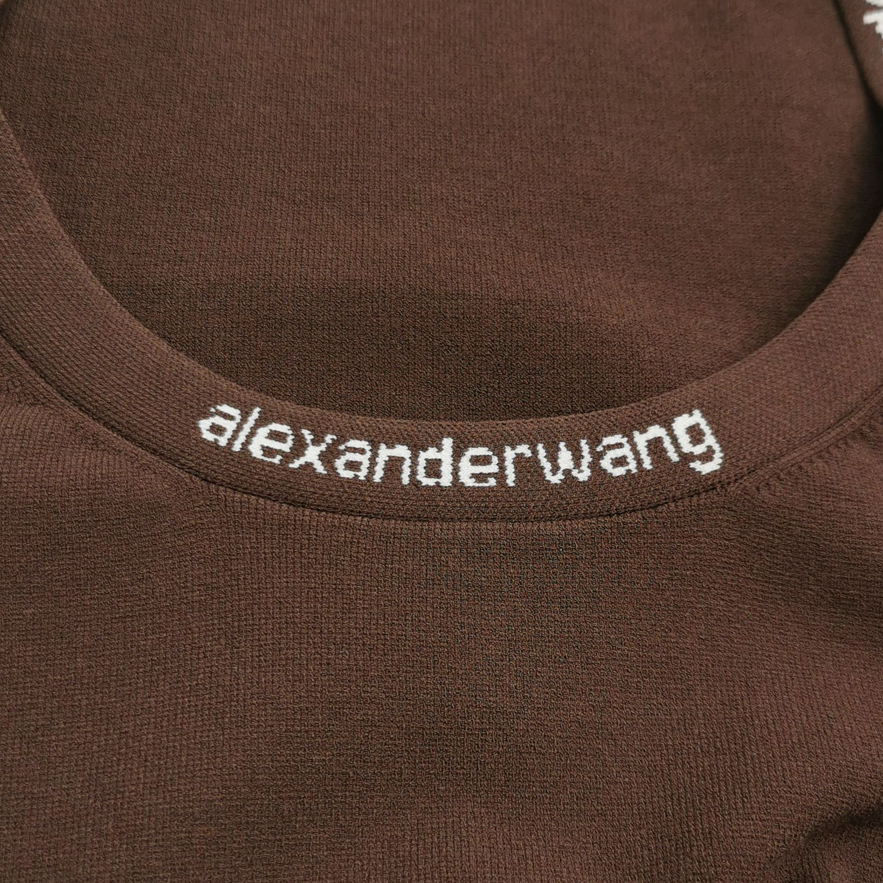 Alexander Wang Alexander Wang Logo Long Sleeve Mini Dress Size S Size S / US 4 / IT 40 - 3 Thumbnail