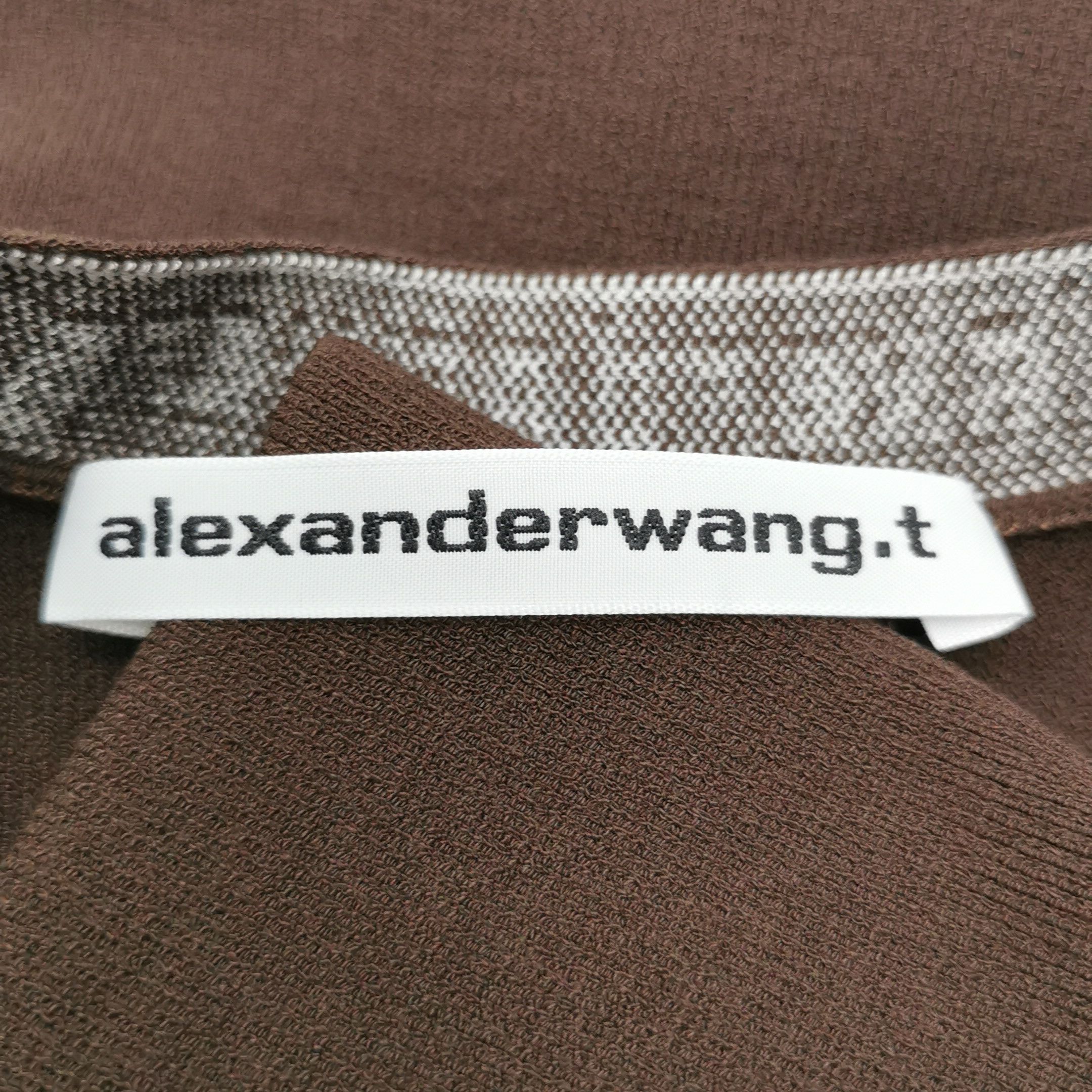 Alexander Wang Alexander Wang Logo Long Sleeve Mini Dress Size S Size S / US 4 / IT 40 - 5 Thumbnail
