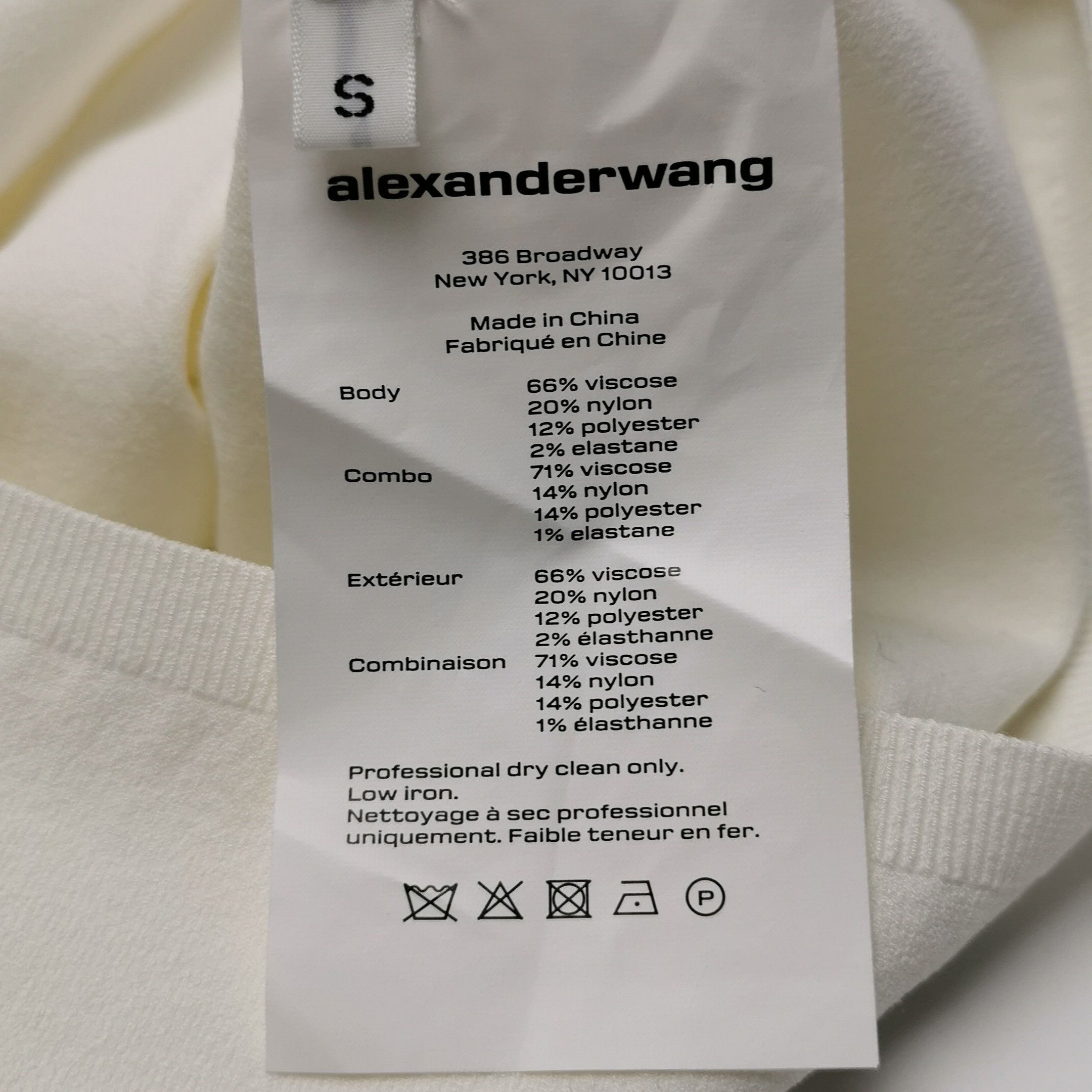 Alexander Wang Alexander Wang Logo Knit Long Sleeve Top Size S Size S / US 4 / IT 40 - 7 Thumbnail