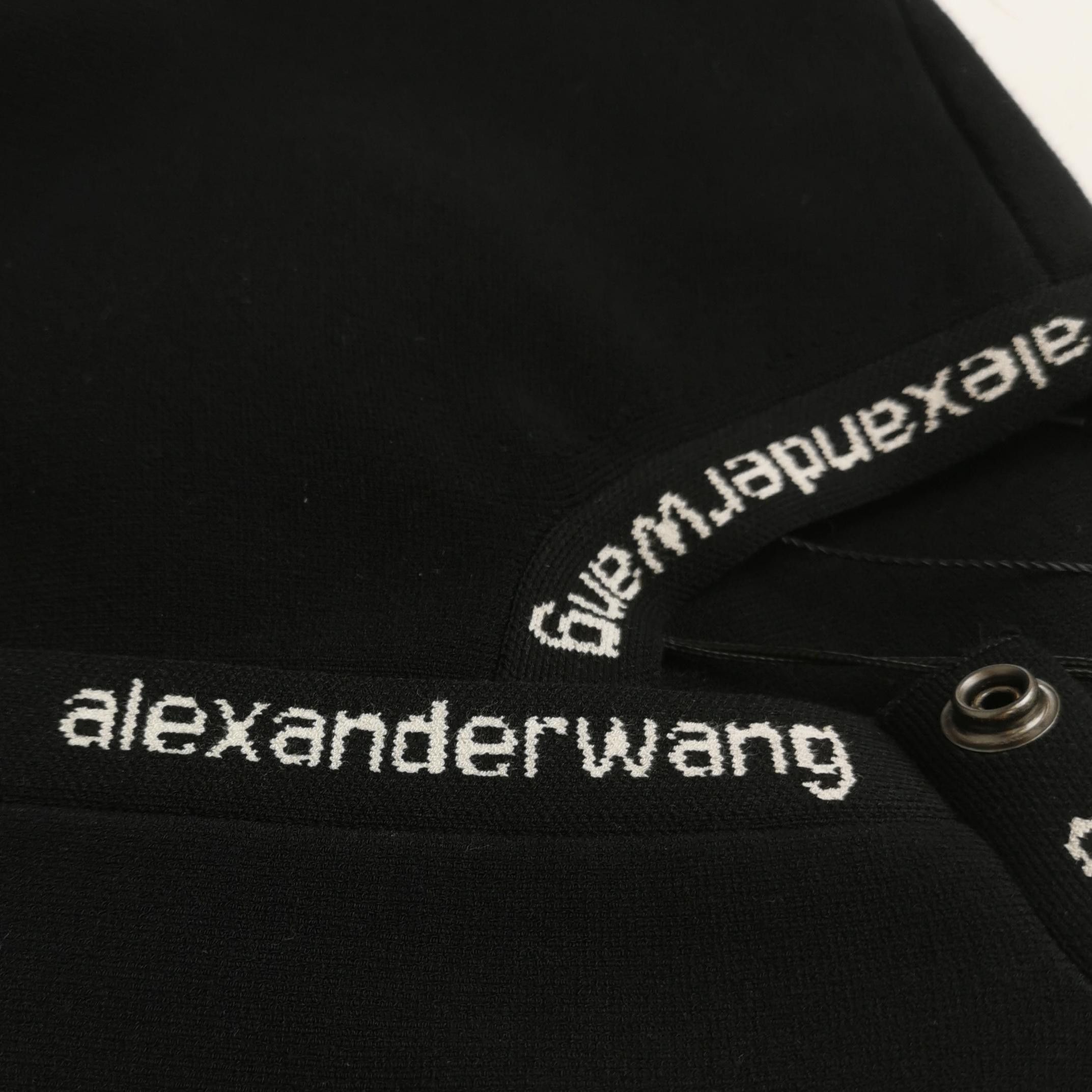 Alexander Wang Alexander Wang Logo Trim Knit Crop Top Size S Size S / US 4 / IT 40 - 3 Thumbnail