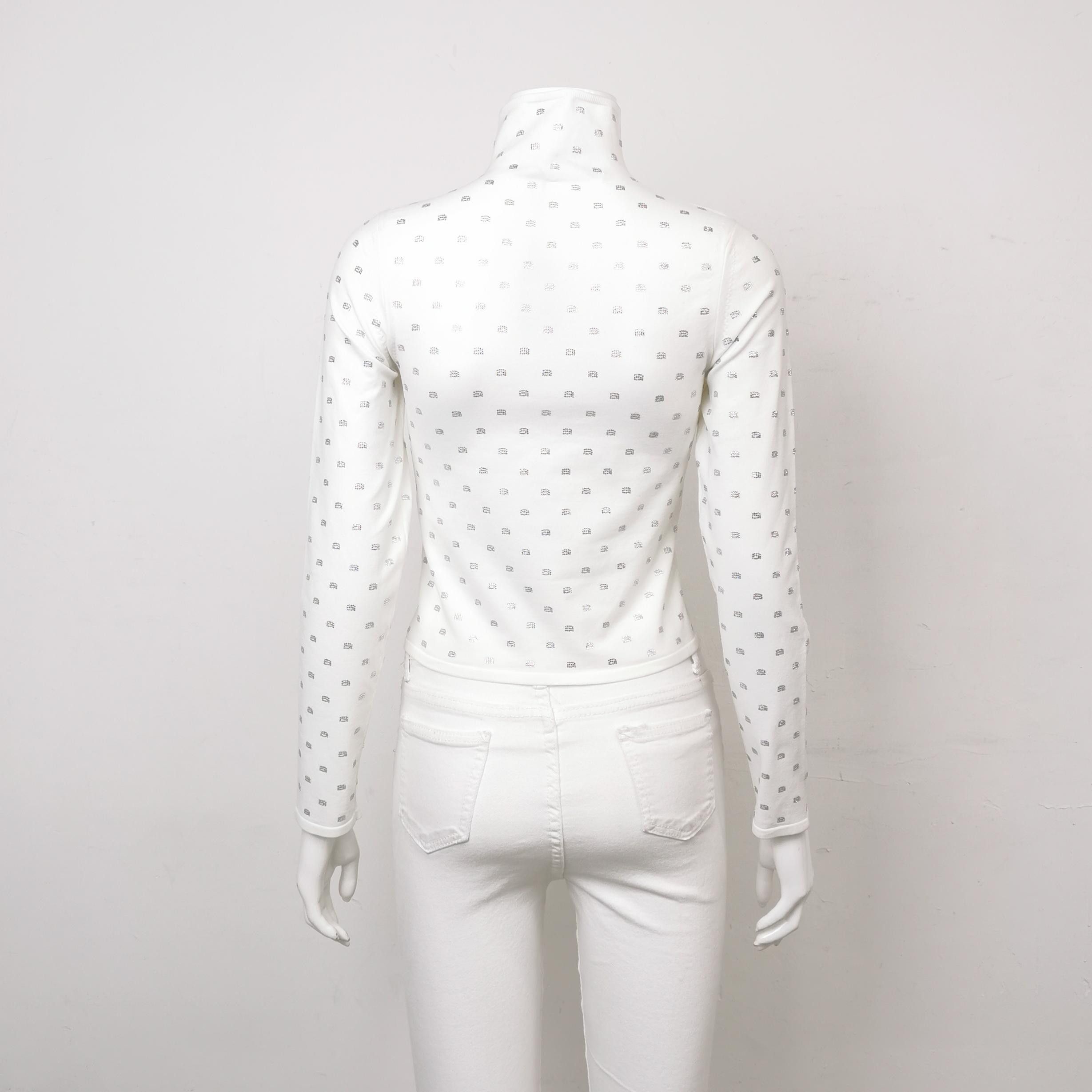Alexander Wang Alexander Wang Crystal Long Sleeve Top Size M Size M / US 6-8 / IT 42-44 - 2 Thumbnail