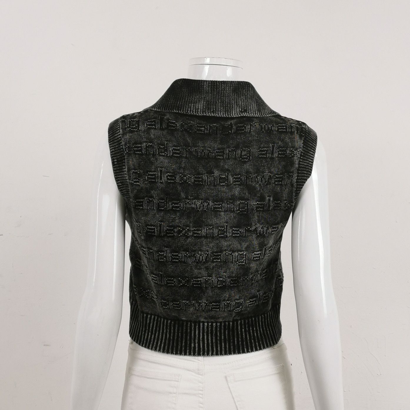 Alexander Wang Alexander Wang Logo Knit Vest Size S Size S / US 4 / IT 40 - 2 Thumbnail