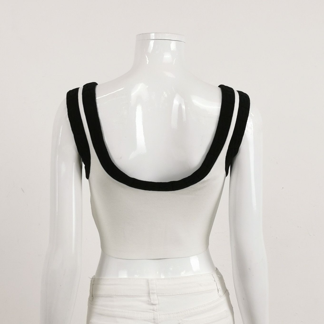 Alexander Wang Alexander Wang Colorblock Crop Tank Top Size M Size M / US 6-8 / IT 42-44 - 2 Thumbnail