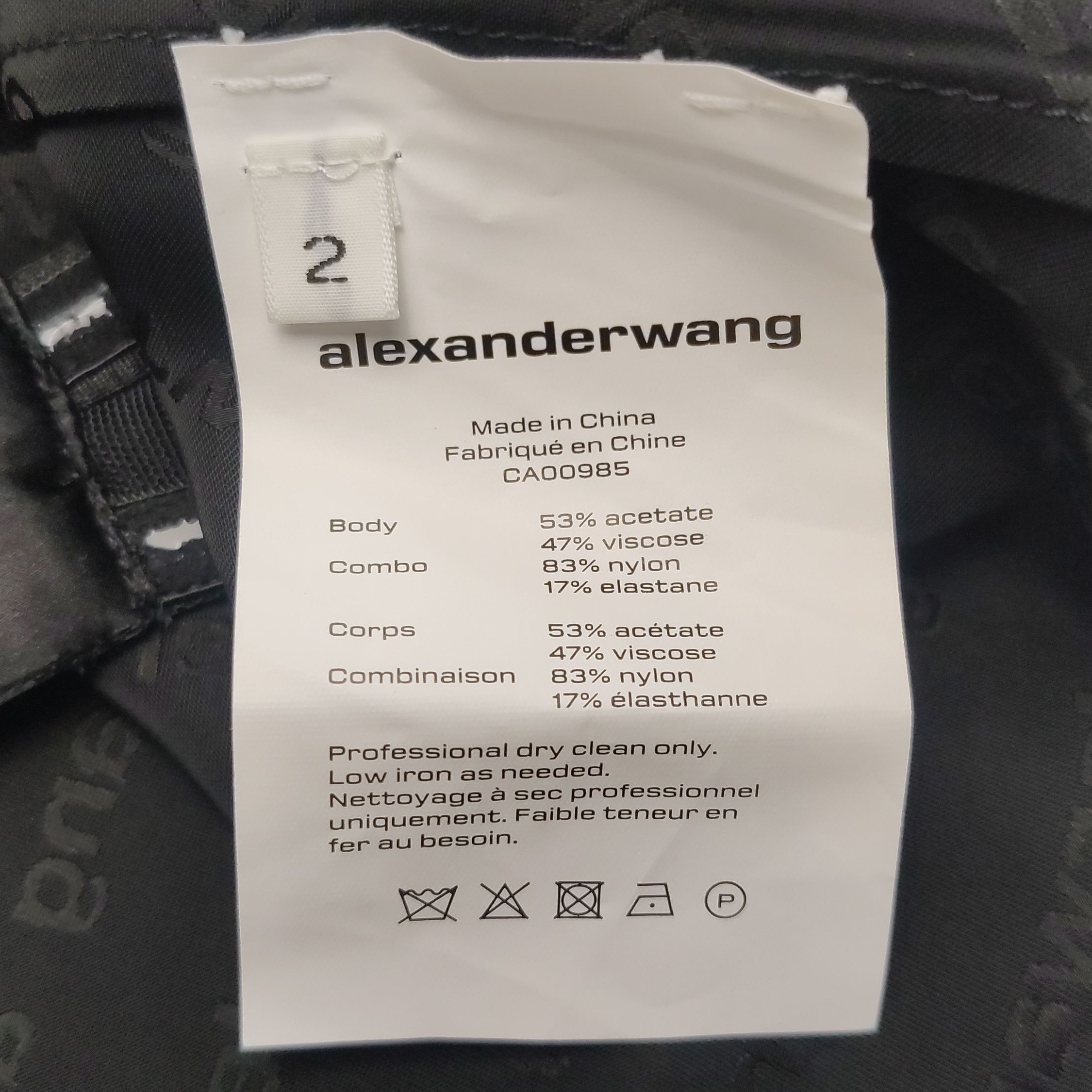 Alexander Wang Alexander Wang Logo Jacquard Button Up Size 2 Size XS / US 0-2 / IT 36-38 - 6 Thumbnail