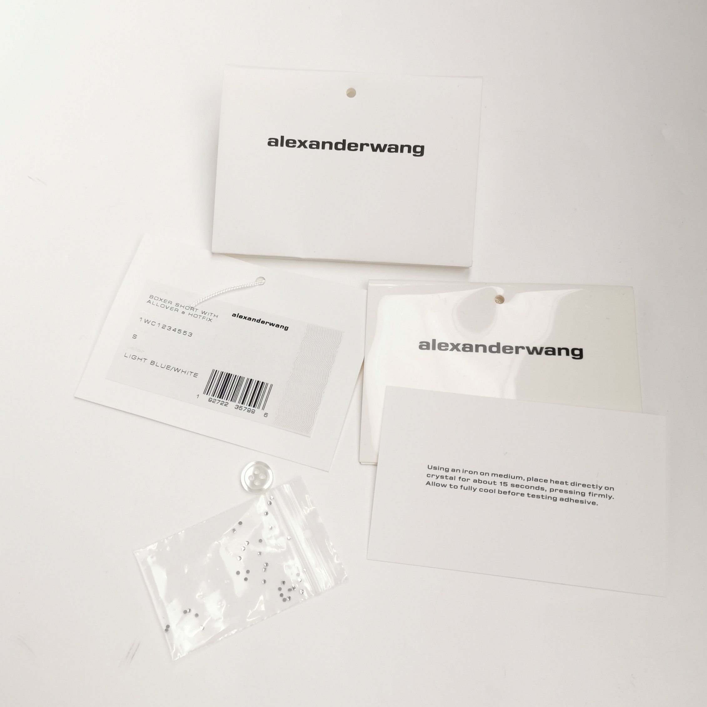 Alexander Wang Alexander Wang Crystal Logo Boxer Shorts Size S Size US 30 / EU 46 - 4 Thumbnail