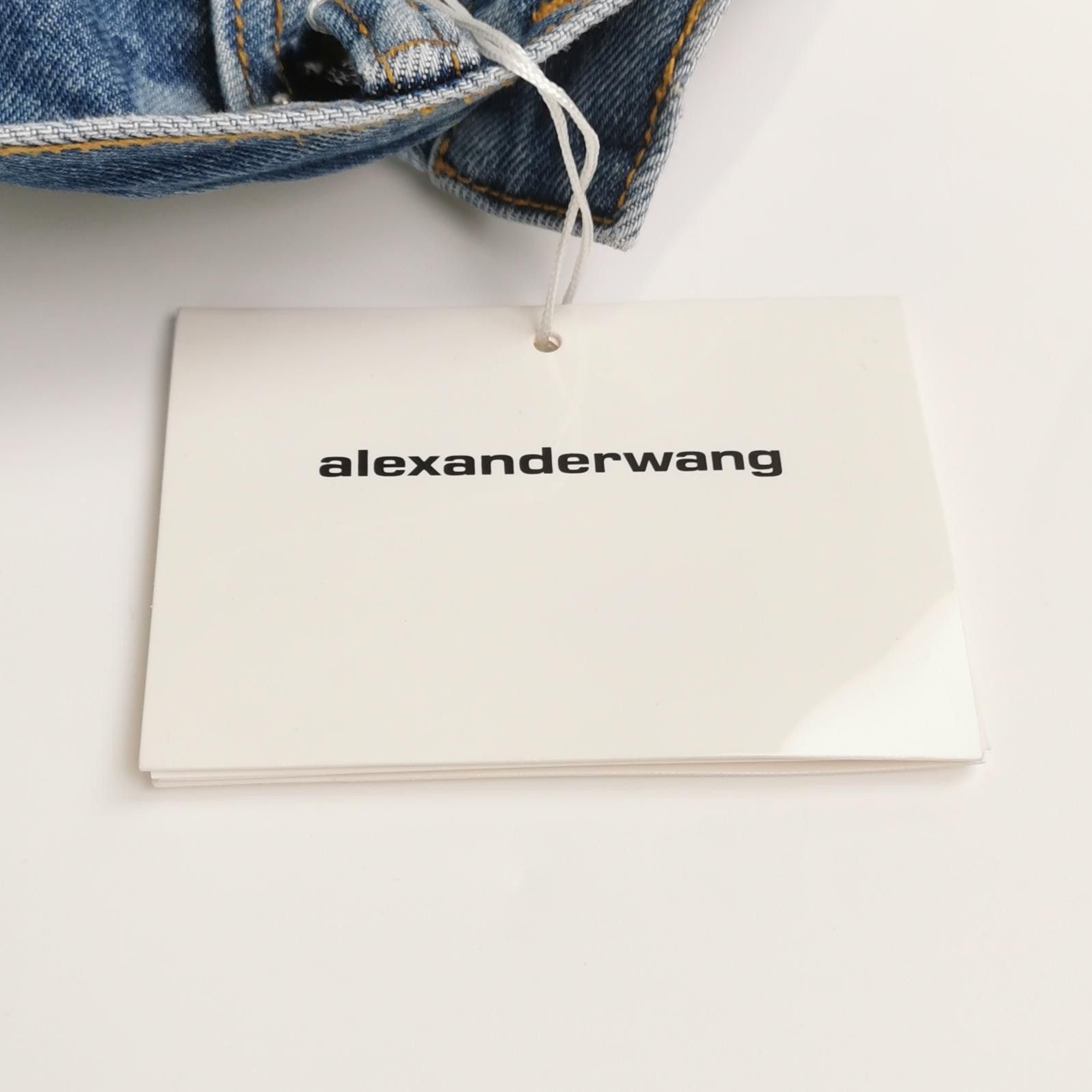 Alexander Wang Alexander Wang Logo Print Mini Skirt Size 26 Size 26" / US 2 / IT 38 - 4 Thumbnail