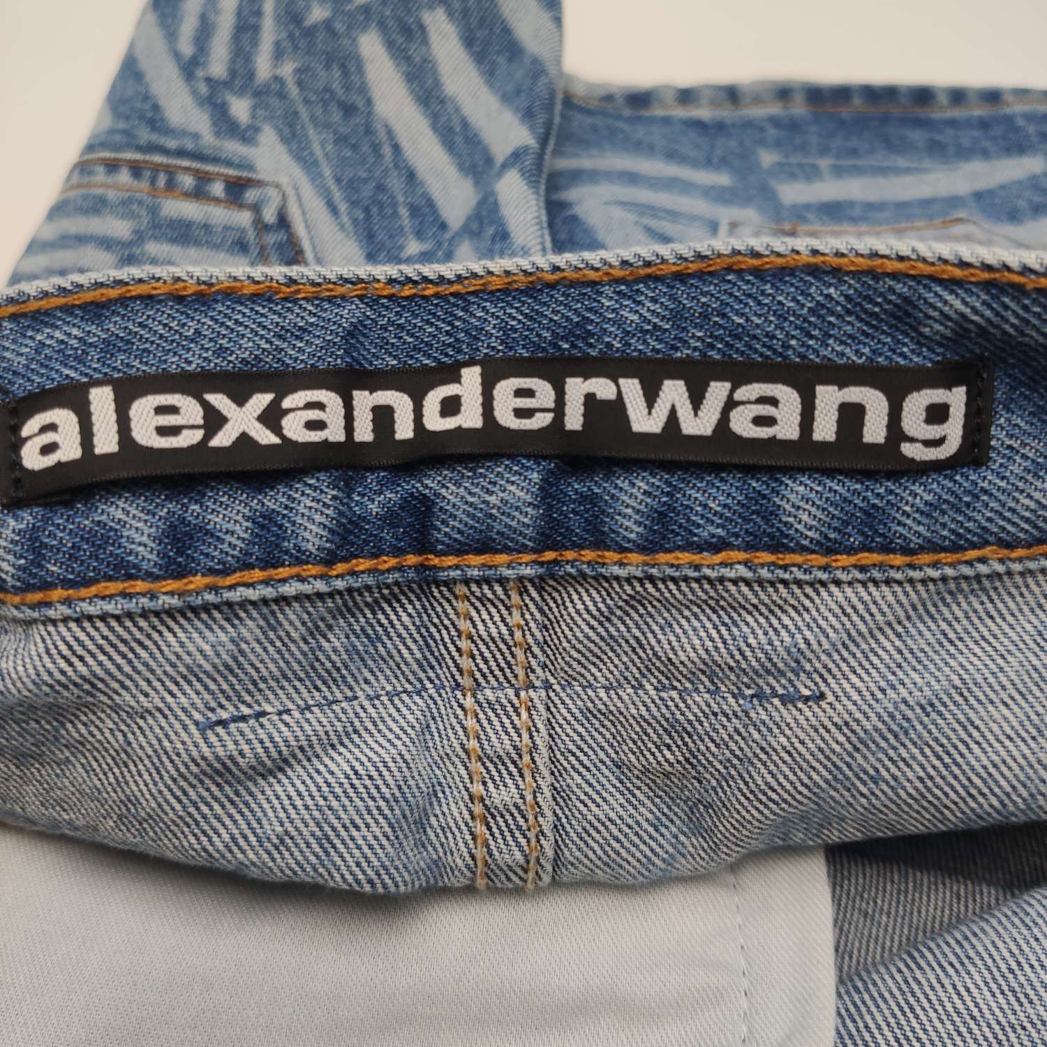 Alexander Wang Alexander Wang Logo Print Mini Skirt Size 26 Size 26" / US 2 / IT 38 - 5 Thumbnail