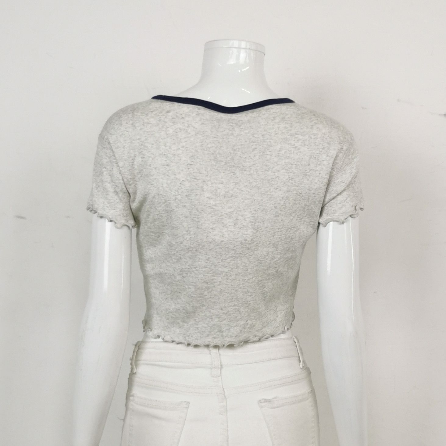 Alexander Wang Alexander Wang Lettuce Hem Crop Top Size M Size M / US 6-8 / IT 42-44 - 2 Thumbnail