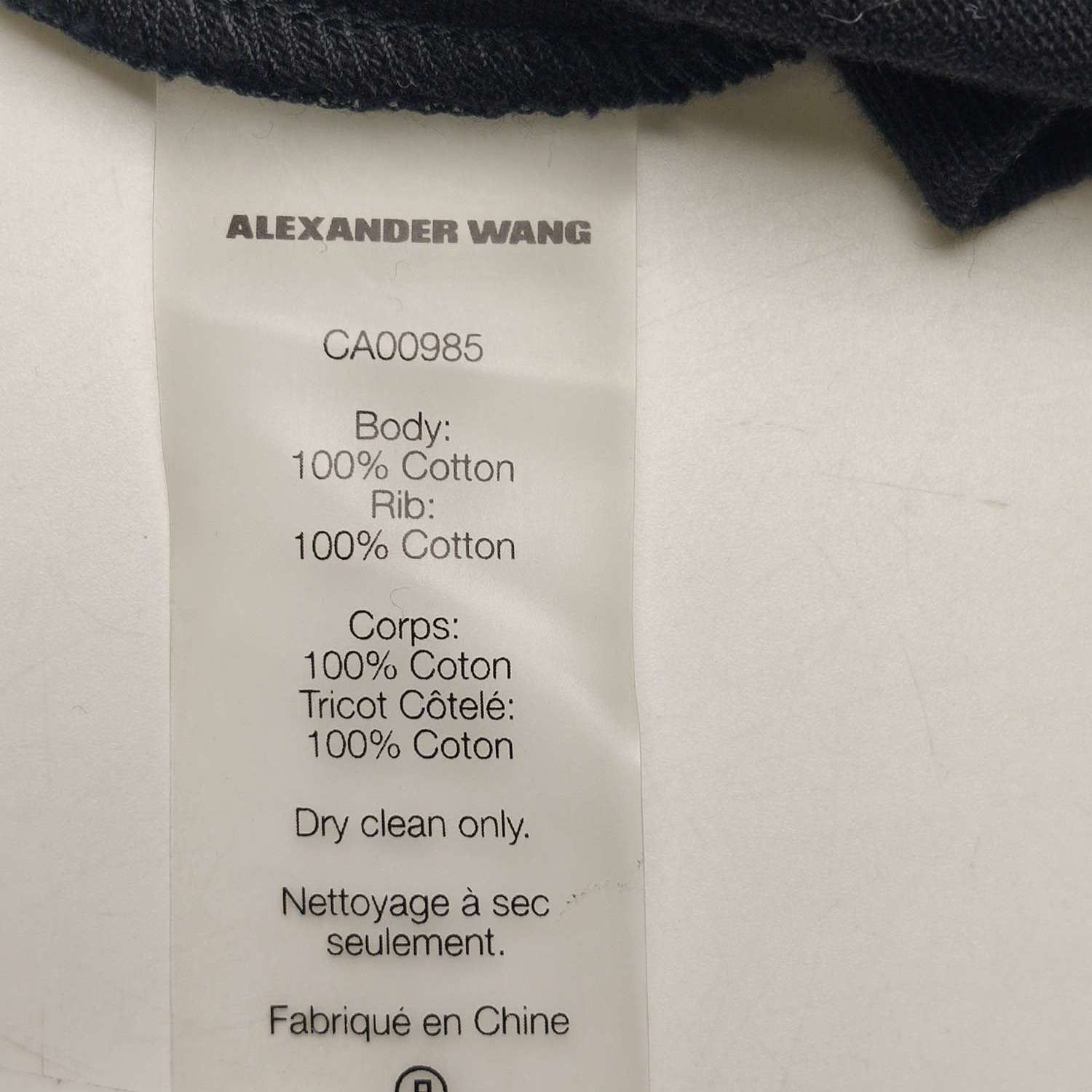 Alexander Wang Alexander Wang Cotton Tank Top Size XS Size XS / US 0-2 / IT 36-38 - 6 Thumbnail