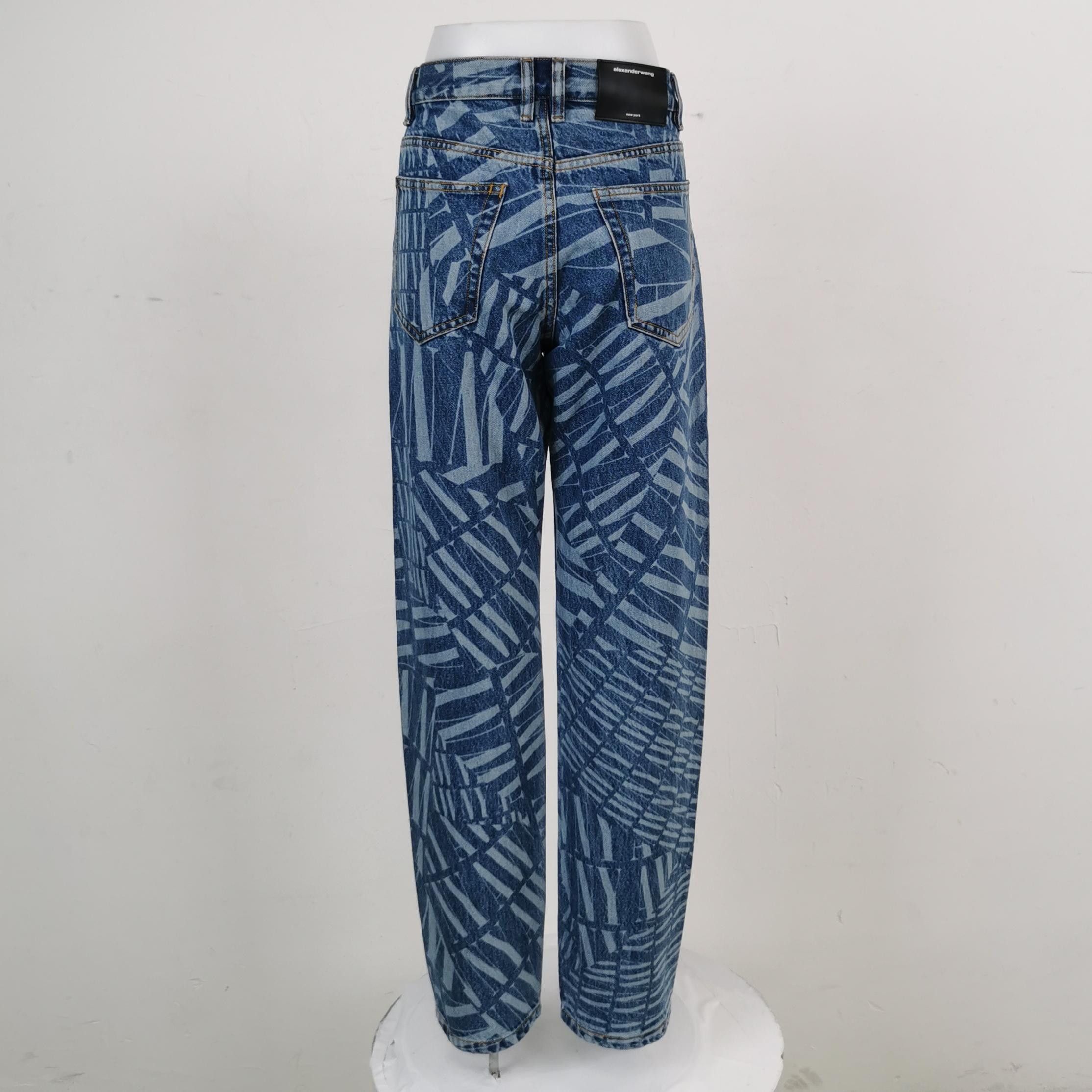 Alexander Wang Alexander Wang Logo Print Jeans Size 25 Size 25" / US 0 / IT 36 - 2 Thumbnail