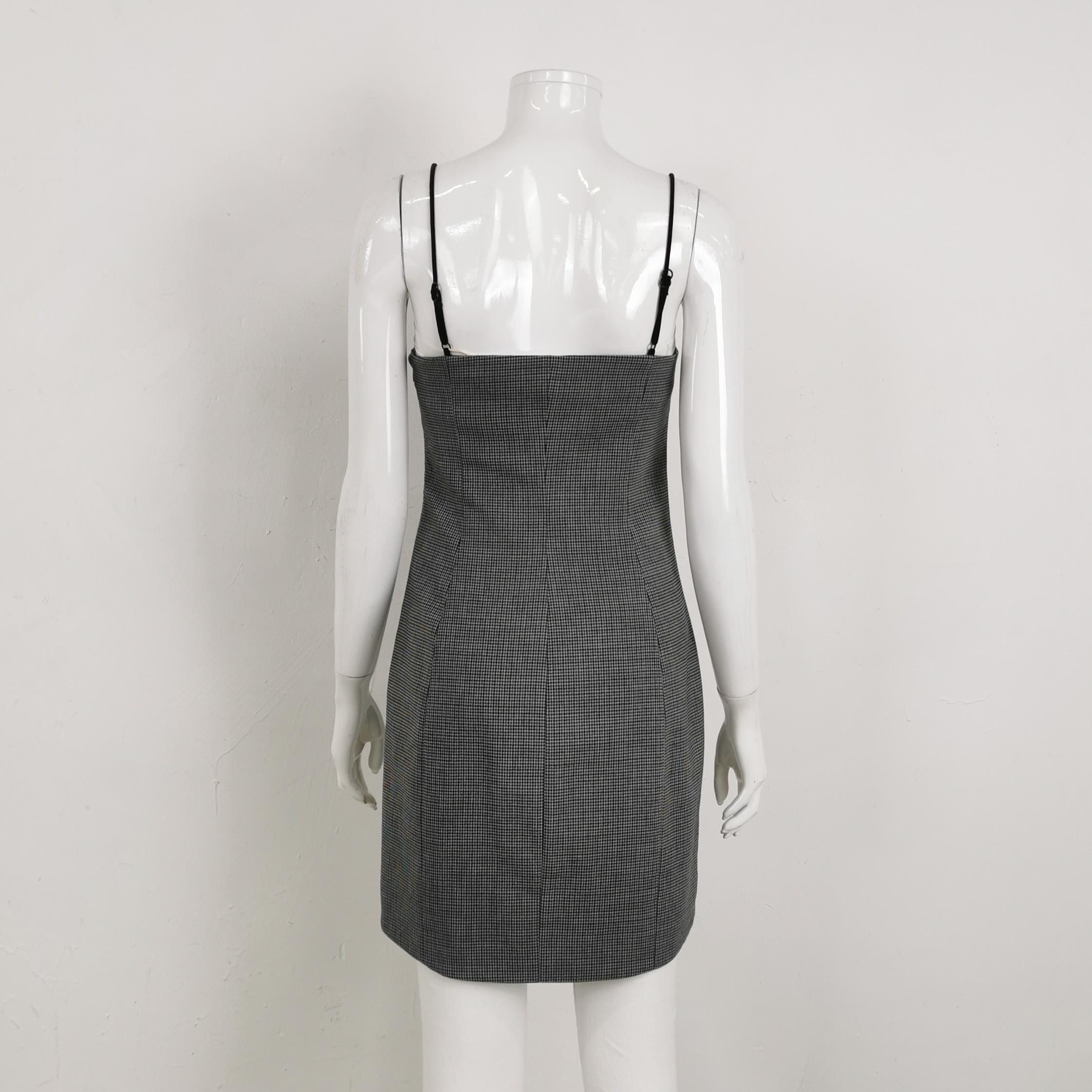 Alexander Wang Alexander Wang Houndstooth Mini Dress Size 4 Size S / US 4 / IT 40 - 2 Thumbnail