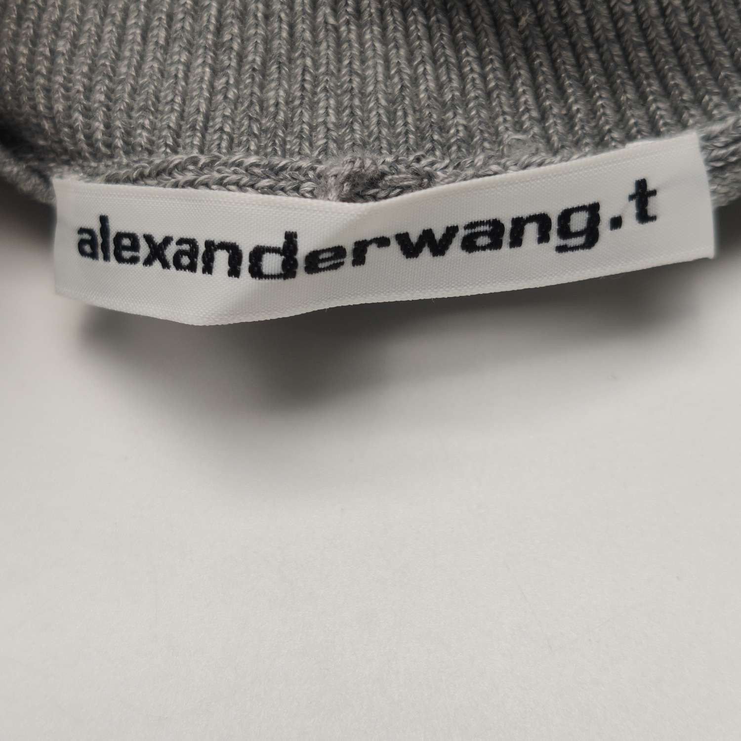 Alexander Wang Alexander Wang Gray Logo Knit Sweater Size S Size S / US 4 / IT 40 - 5 Thumbnail