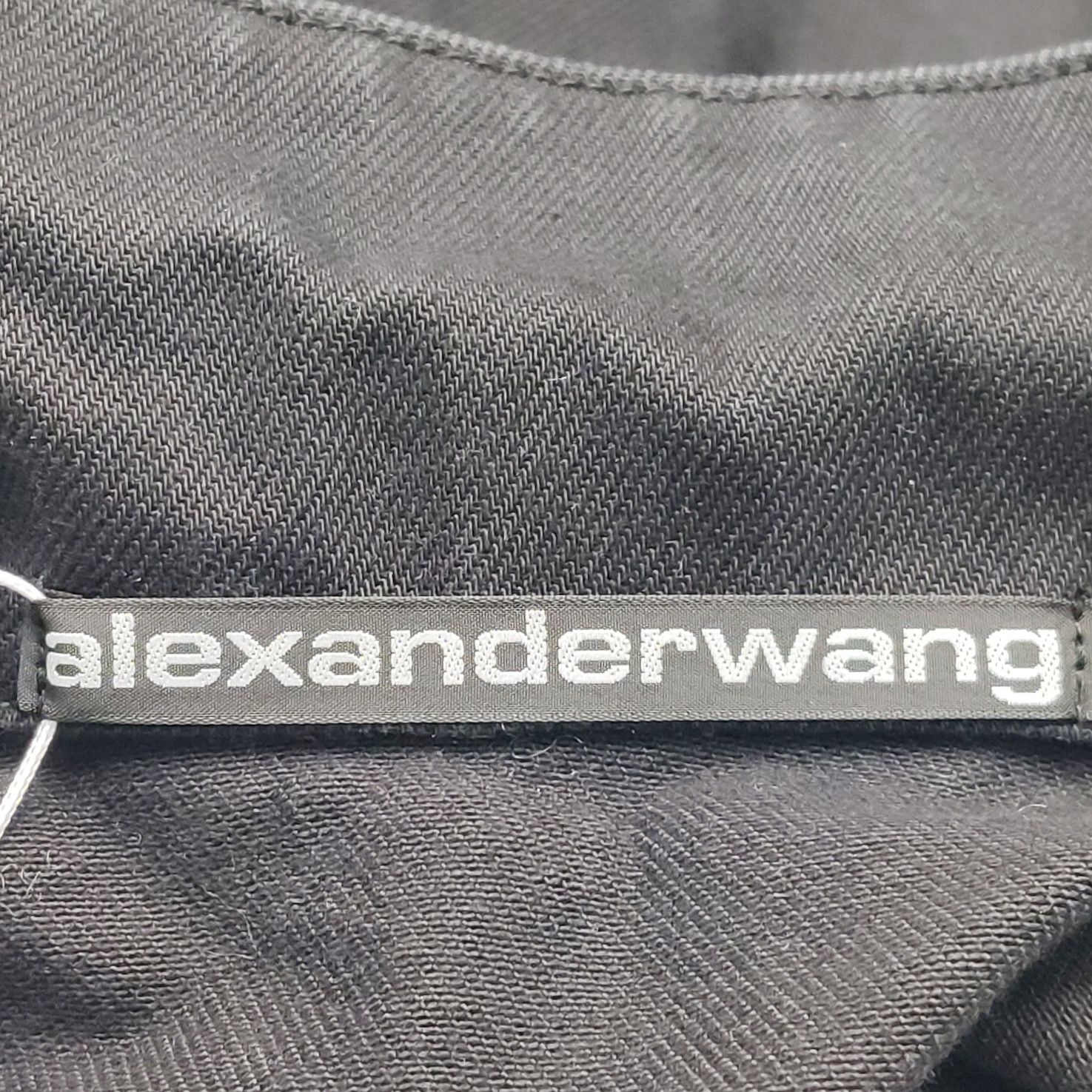 Alexander Wang Alexander Wang Logo Hem Denim Jacket Size XXS Size XXS / US 00 / IT 34 - 5 Thumbnail