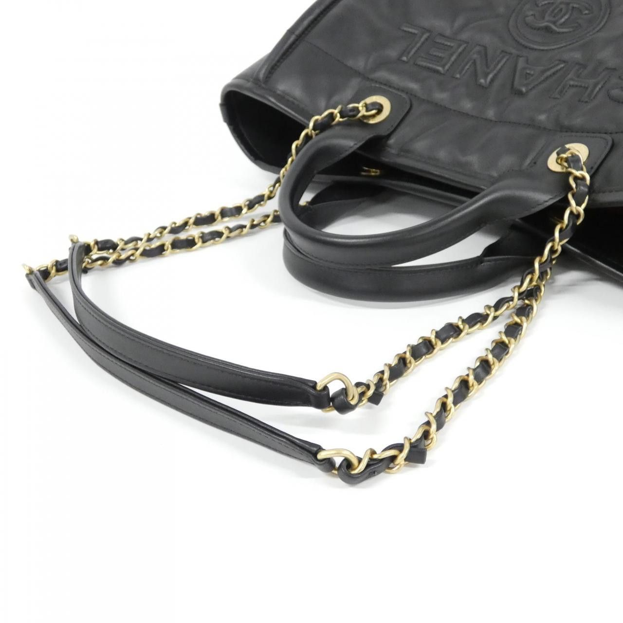 Chanel Chanel Chanel Deauville Line Calf Bag Leather Crossbody Bag AS3257 DUTY FREE for USA Size ONE SIZE - 5 Thumbnail