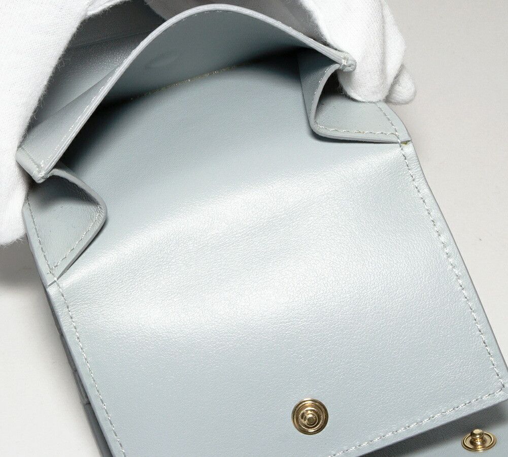 Celine Celine Celine Small Tri-fold Wallet Grained Calfskin Wallet Leather Short Wallet 10B573BEL DUTY FREE for USA Size ONE SIZE - 5 Thumbnail
