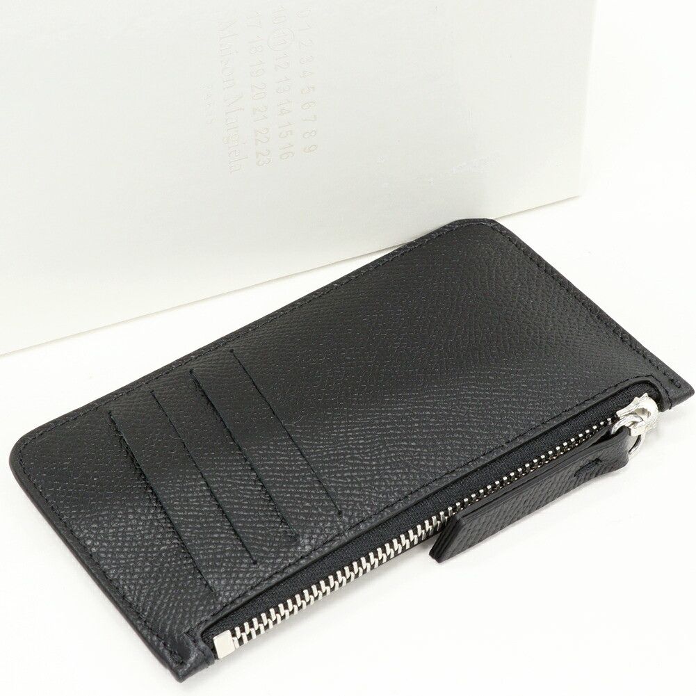 Maison Margiela Maison Margiela Maison Margiela Smooth Calf Leather Grain Calf Leather Card Coin Case Leather Coin Case SA1VX0008P4745T8013 DUTY FREE for USA Size ONE SIZE - 2 Thumbnail