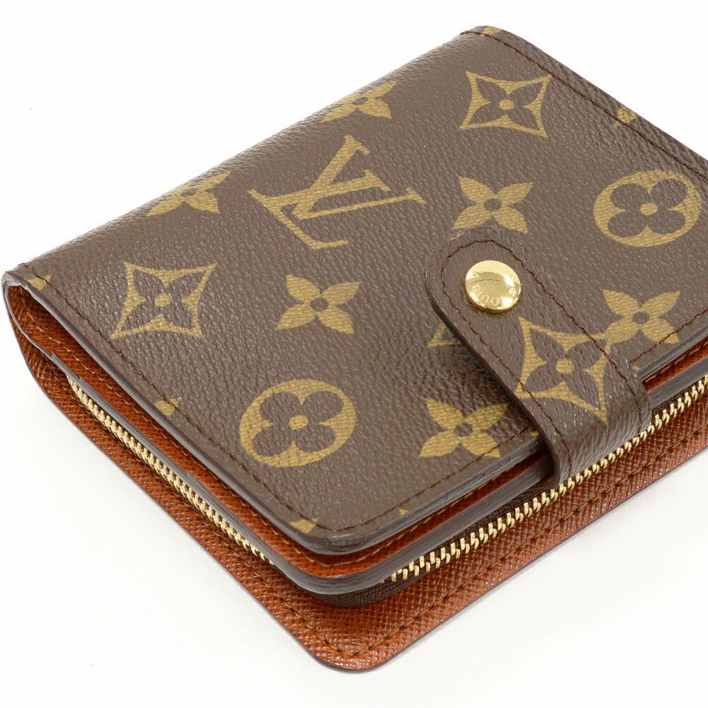 Louis Vuitton Louis Vuitton Louis Vuitton Monogram compact zip wallet Textile Short Wallet M61667 DUTY FREE for USA Size ONE SIZE - 5 Thumbnail