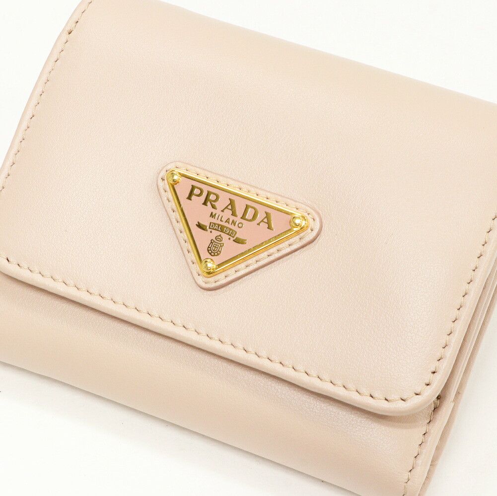 Prada Prada Prada Trifold Wallet Leather Short Wallet 1MH043 DUTY FREE for USA Size ONE SIZE - 6 Thumbnail