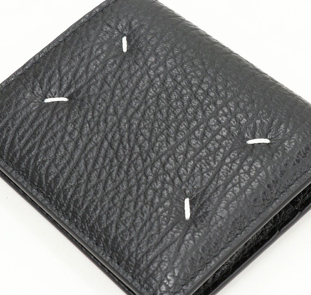 Maison Margiela Maison Margiela Maison Margiela Grain Calf Leather Bifold Wallet Leather Short Wallet S56UI0140P4455T8013 DUTY FREE for USA Size ONE SIZE - 5 Thumbnail