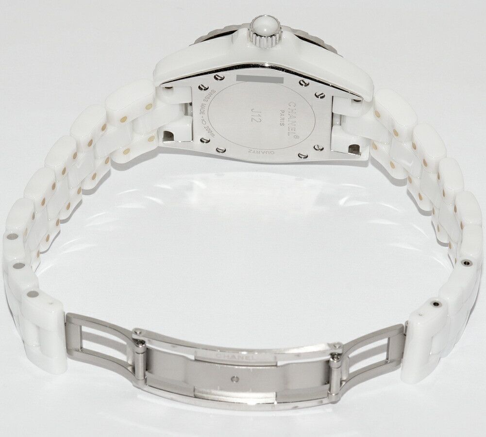 Chanel Chanel CHANEL J12 White Ceramic Watch Glass / Ceramic Quartz H1628 DUTY FREE for USA Size ONE SIZE - 2 Thumbnail