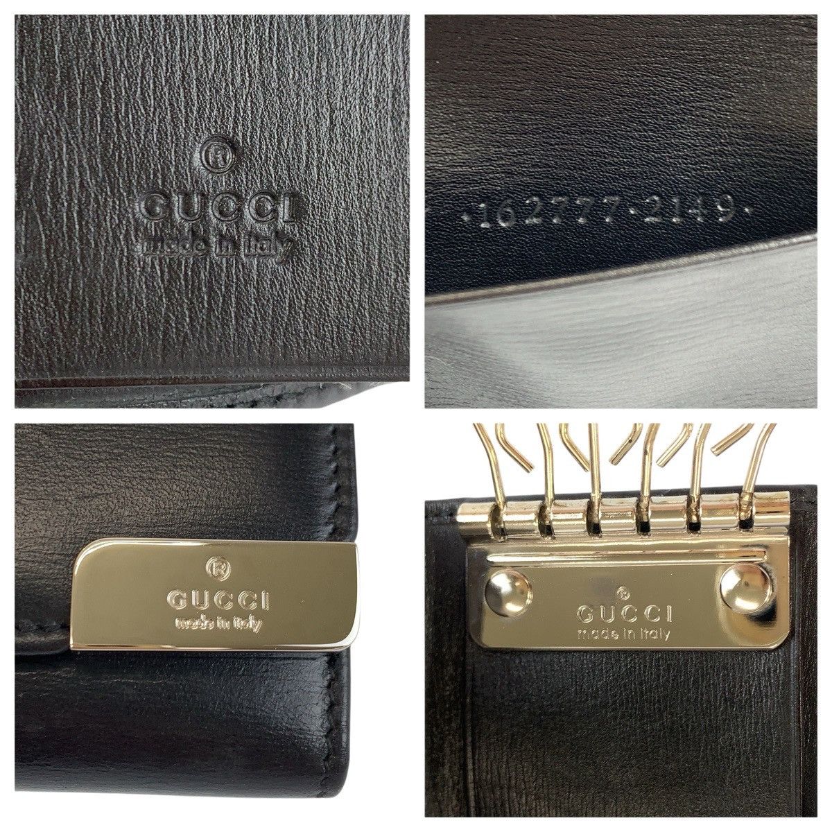 Gucci Gucci Gucci Leather Key Case Leather Key case 162777 DUTY FREE for USA Size ONE SIZE - 3 Thumbnail