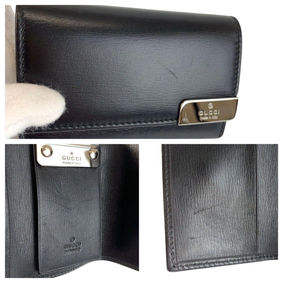 Gucci Gucci Gucci Leather Key Case Leather Key case 162777 DUTY FREE for USA Size ONE SIZE - 7 Thumbnail