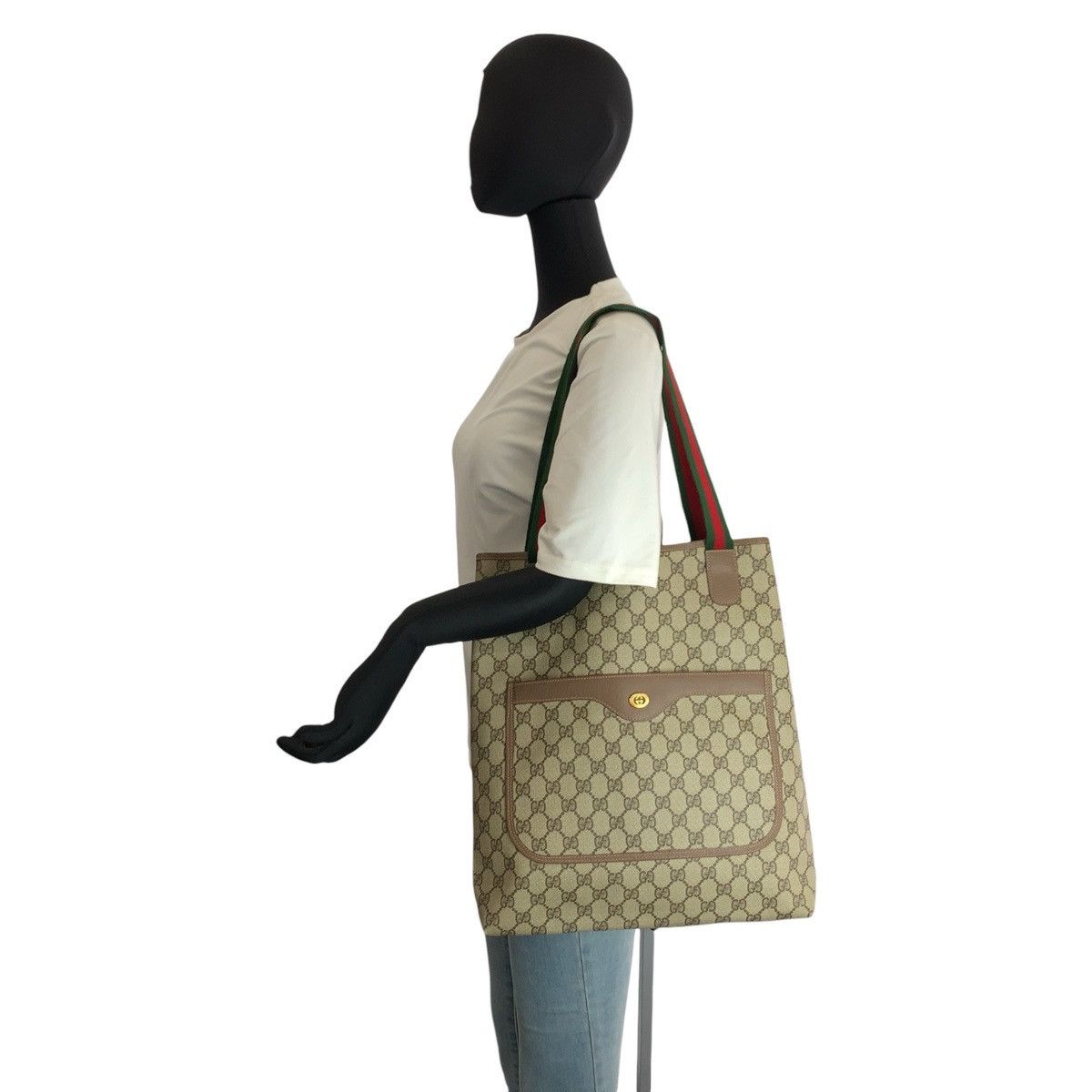 Gucci Gucci Gucci GG Supreme 2way bag Textile Tote Bag 002586487 DUTY FREE for USA Size ONE SIZE - 5 Thumbnail