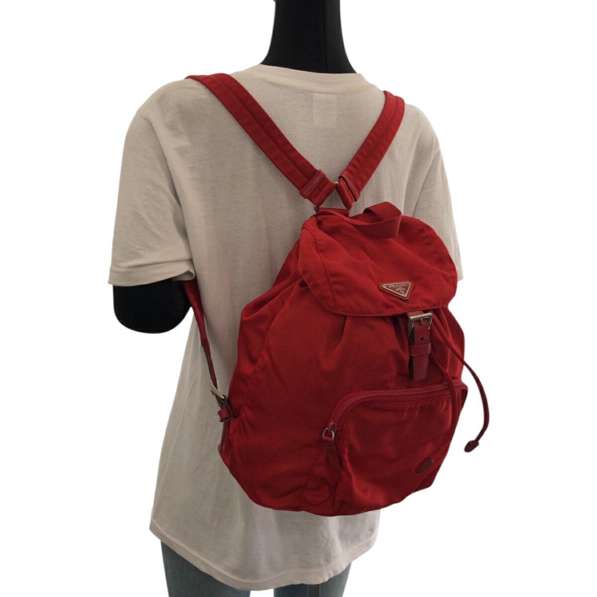 Prada Prada Prada Tessuto Nylon Backpack Textile Backpack B4650 DUTY FREE for USA Size ONE SIZE - 7 Thumbnail