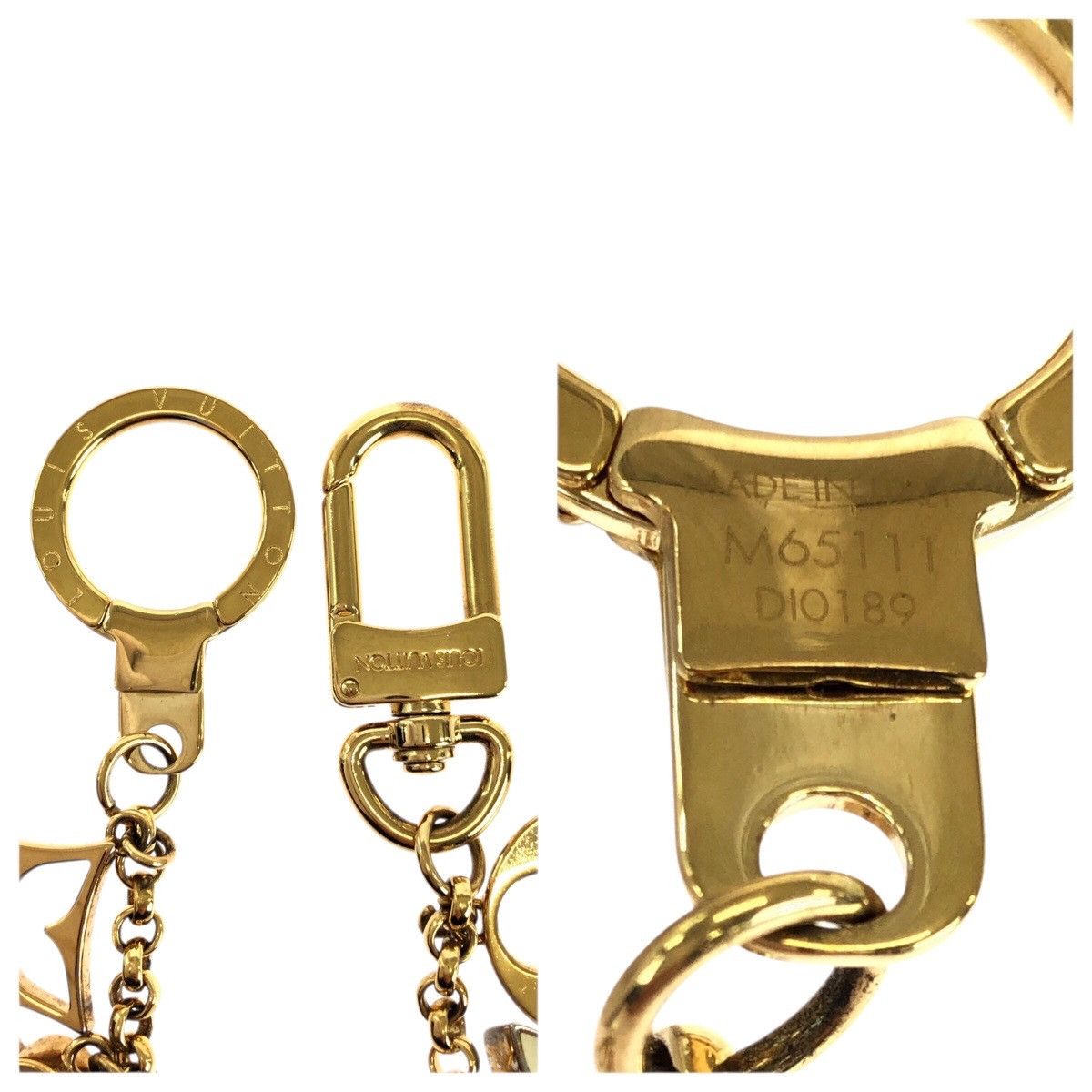 Louis Vuitton Louis Vuitton Louis Vuitton Fleur De Monogram Bag Charm Metal Charm M65111 DUTY FREE for USA Size ONE SIZE - 9 Thumbnail
