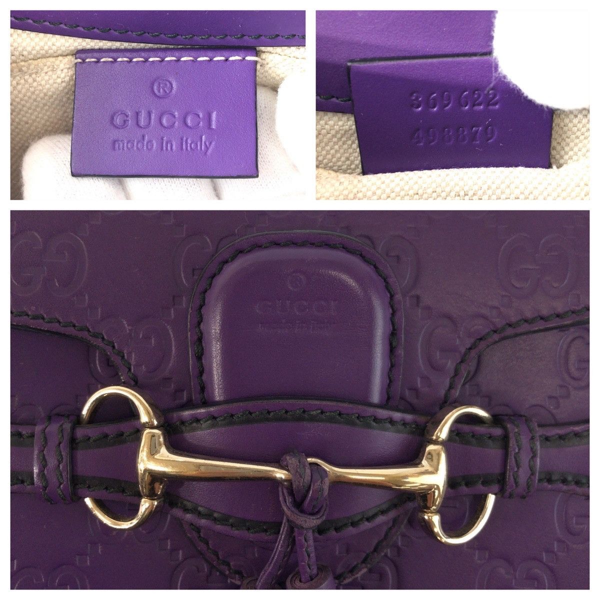 Gucci Gucci Gucci Emily Leather Shoulder Bag Leather Shoulder Bag 369622 DUTY FREE for USA Size ONE SIZE - 4 Thumbnail