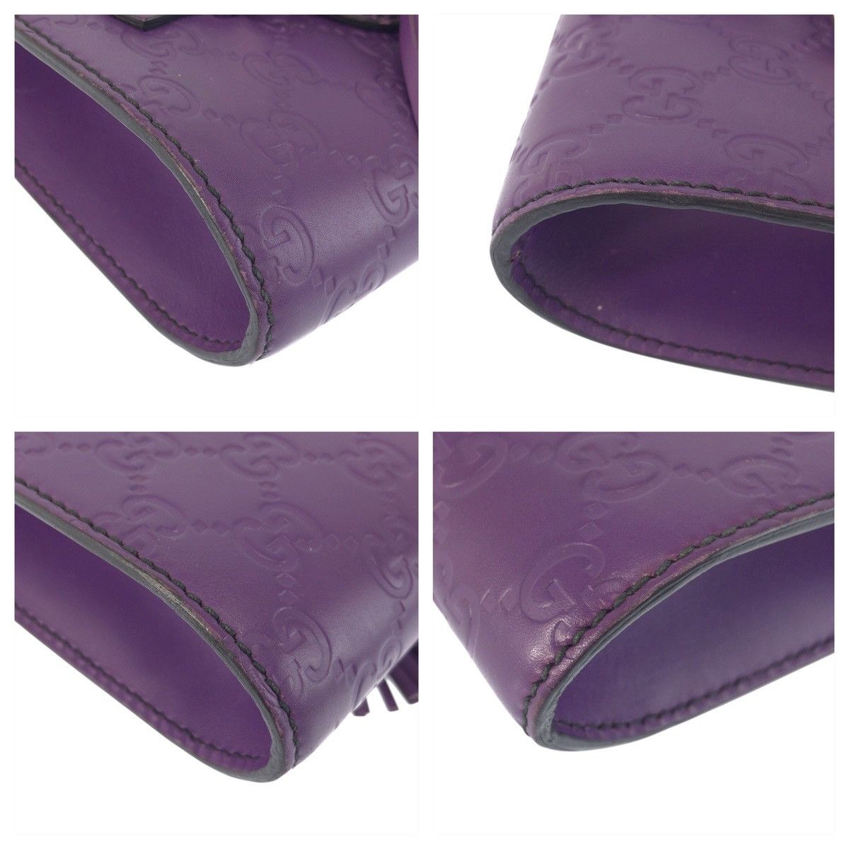 Gucci Gucci Gucci Emily Leather Shoulder Bag Leather Shoulder Bag 369622 DUTY FREE for USA Size ONE SIZE - 3 Thumbnail