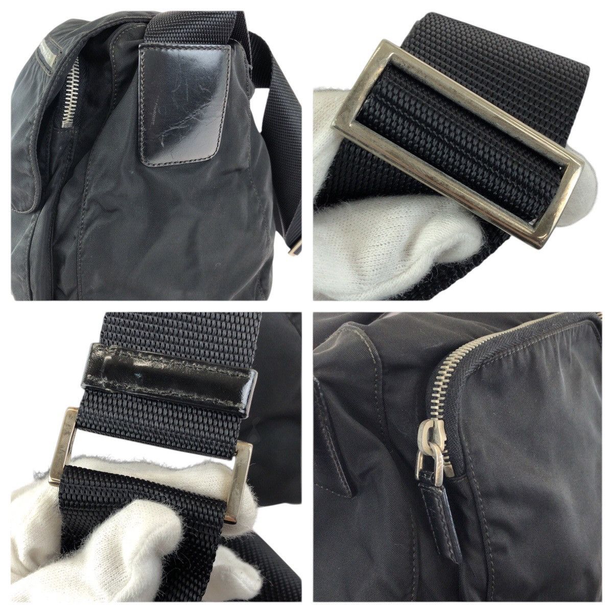 Prada Prada Prada Tessuto Nylon Shoulder Bag Textile Shoulder Bag DUTY FREE for USA Size ONE SIZE - 6 Thumbnail