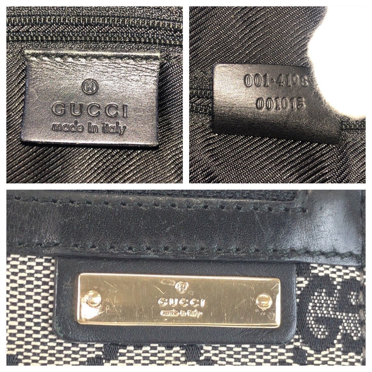 Gucci Gucci Gucci GG Canvas Leather Shoulder Bag Textile Shoulder Bag 0014198 DUTY FREE for USA Size ONE SIZE - 4 Thumbnail