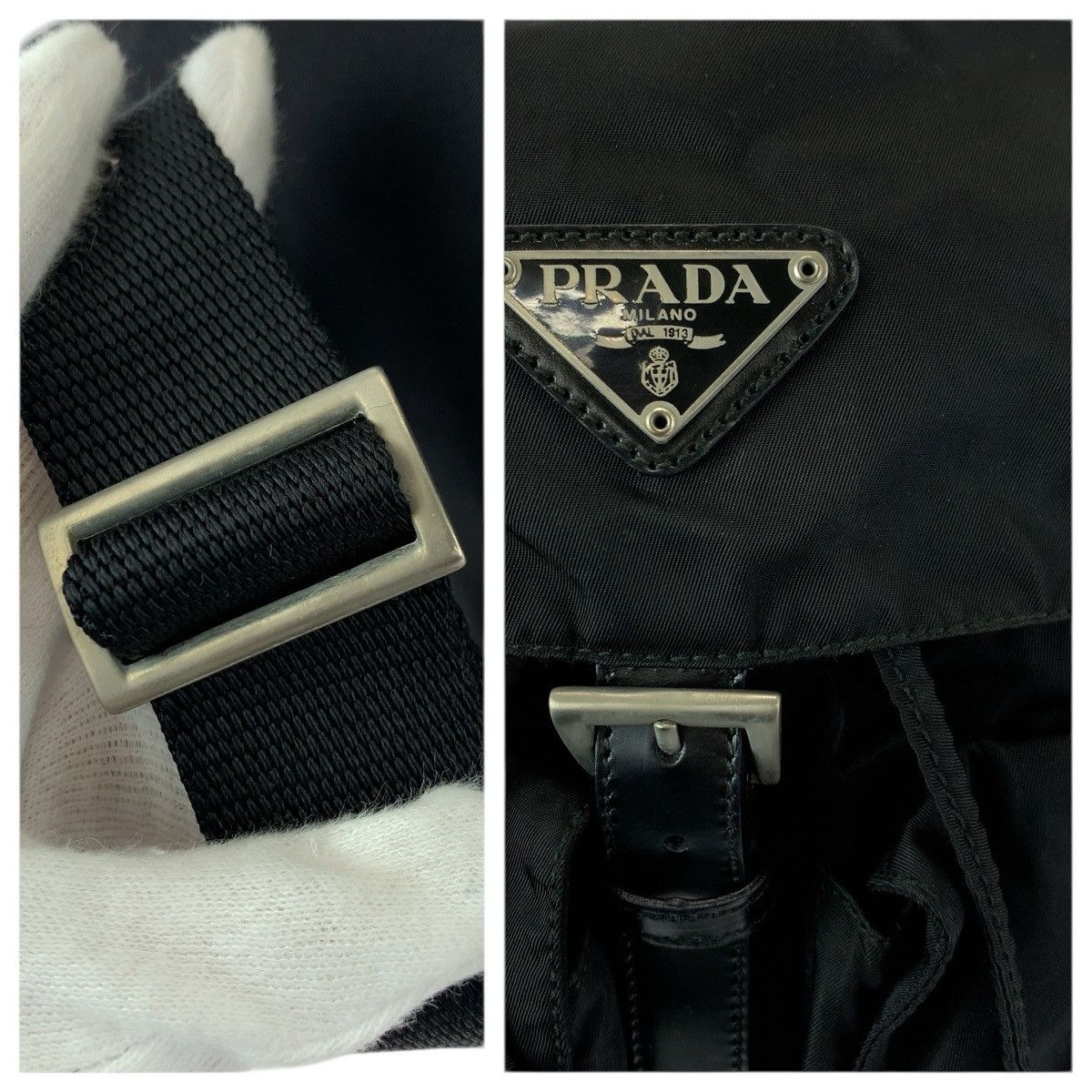 Prada Prada Prada Tessuto Nylon Backpack Textile Backpack DUTY FREE for USA Size ONE SIZE - 6 Thumbnail