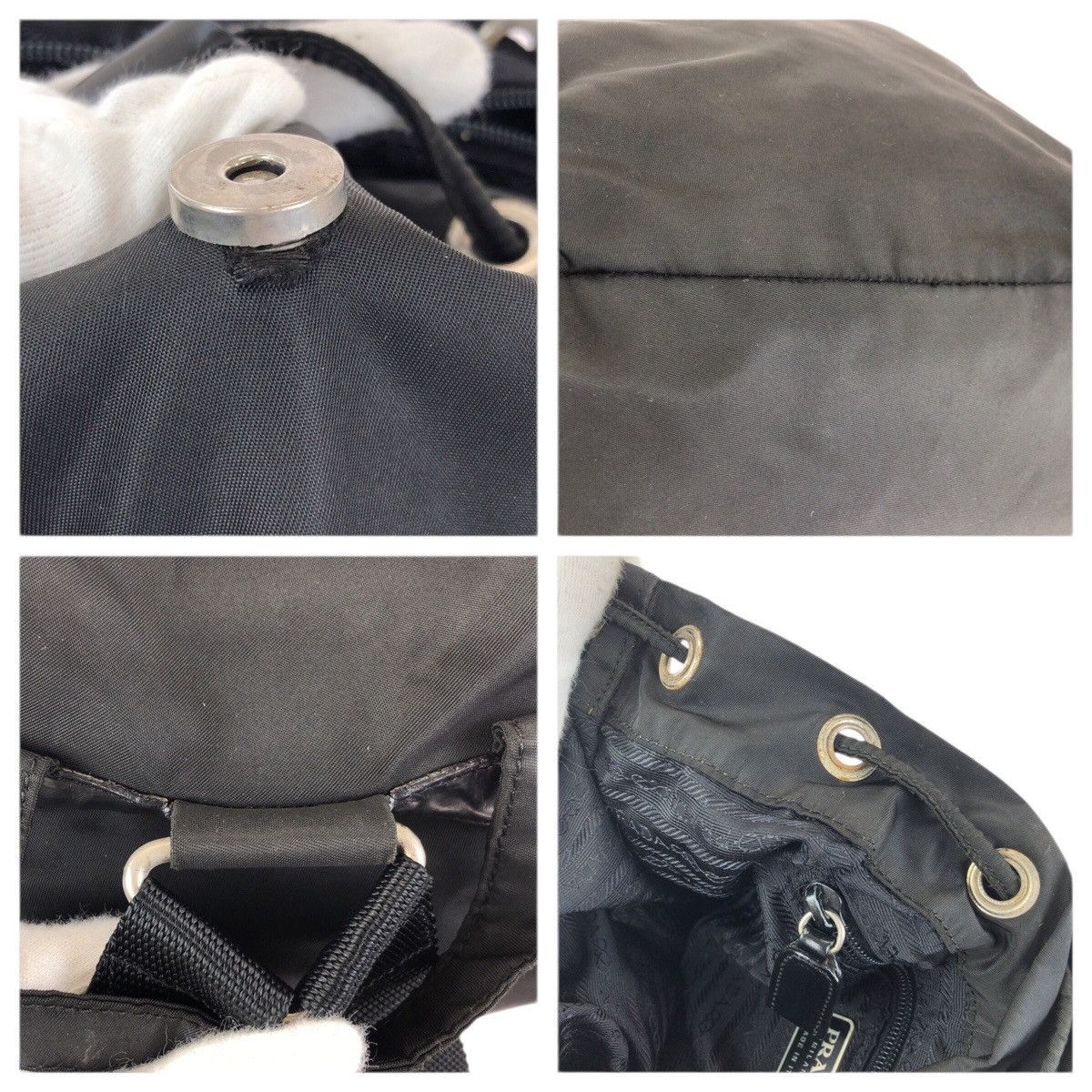 Prada Prada Prada Tessuto Nylon Leather Backpack Textile Backpack DUTY FREE for USA Size ONE SIZE - 6 Thumbnail