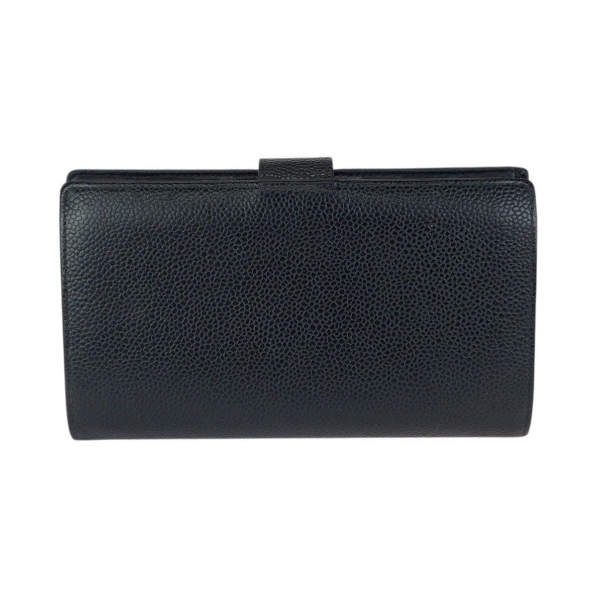 Chanel Chanel Chanel Caviar Skin Long Wallet Leather Long Wallet DUTY FREE for USA Size ONE SIZE - 2 Thumbnail