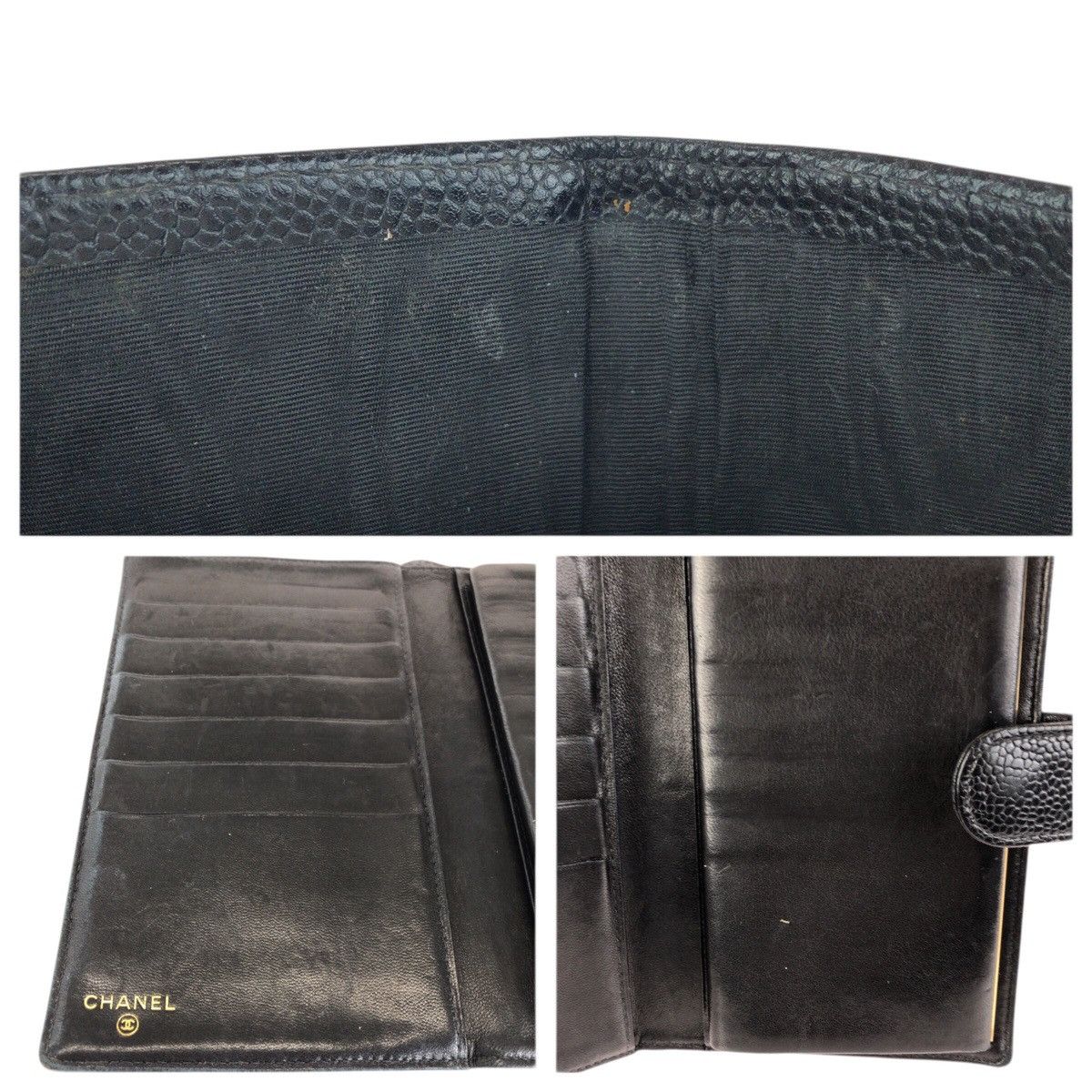 Chanel Chanel Chanel Caviar Skin Long Wallet Leather Long Wallet DUTY FREE for USA Size ONE SIZE - 7 Thumbnail