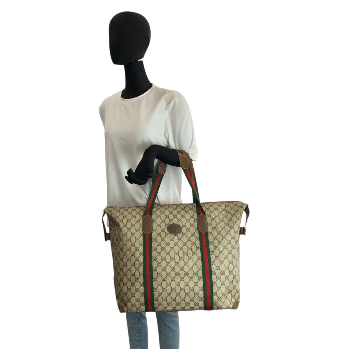Gucci Gucci Gucci GG Supreme Boston Bag Textile Travel Bag 8919012 DUTY FREE for USA Size ONE SIZE - 7 Thumbnail