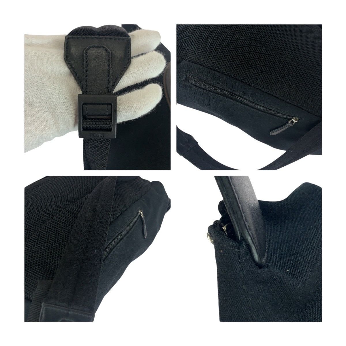 Fendi Fendi FENDI Canvas Backpack Textile Backpack 7VZ044 DUTY FREE for USA Size ONE SIZE - 5 Thumbnail