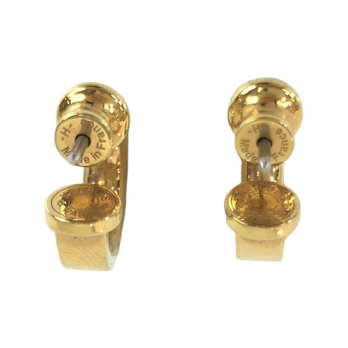 Hermes Hermes Hermes O Kelly Earrings Metal Earrings Z DUTY FREE for USA Size ONE SIZE - 4 Thumbnail