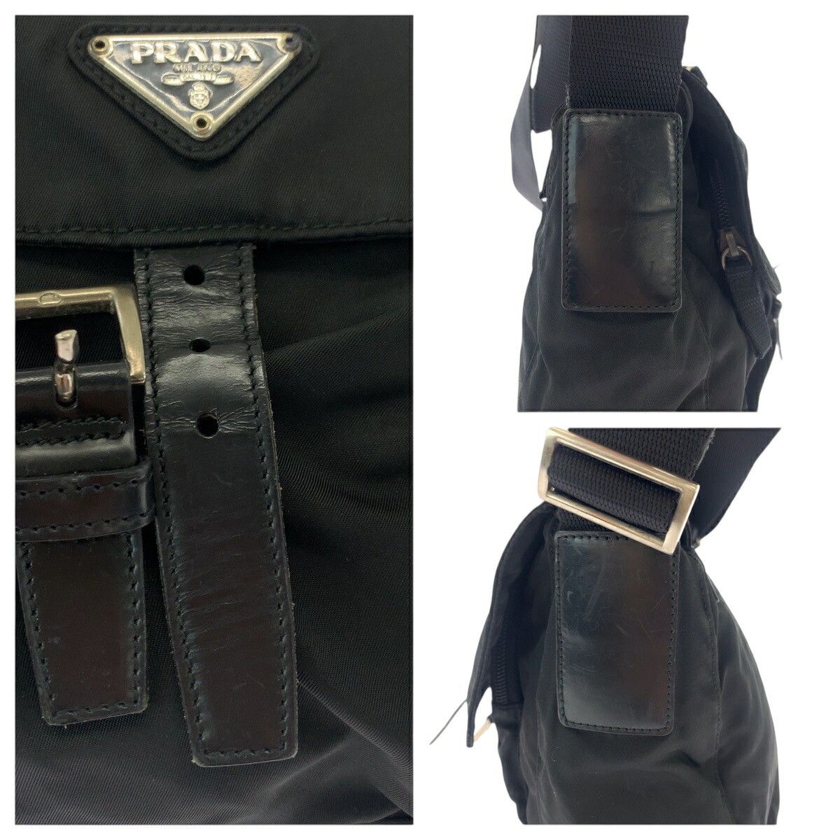 Prada Prada Prada Tessuto Nylon Shoulder Bag Textile Shoulder Bag DUTY FREE for USA Size ONE SIZE - 6 Thumbnail