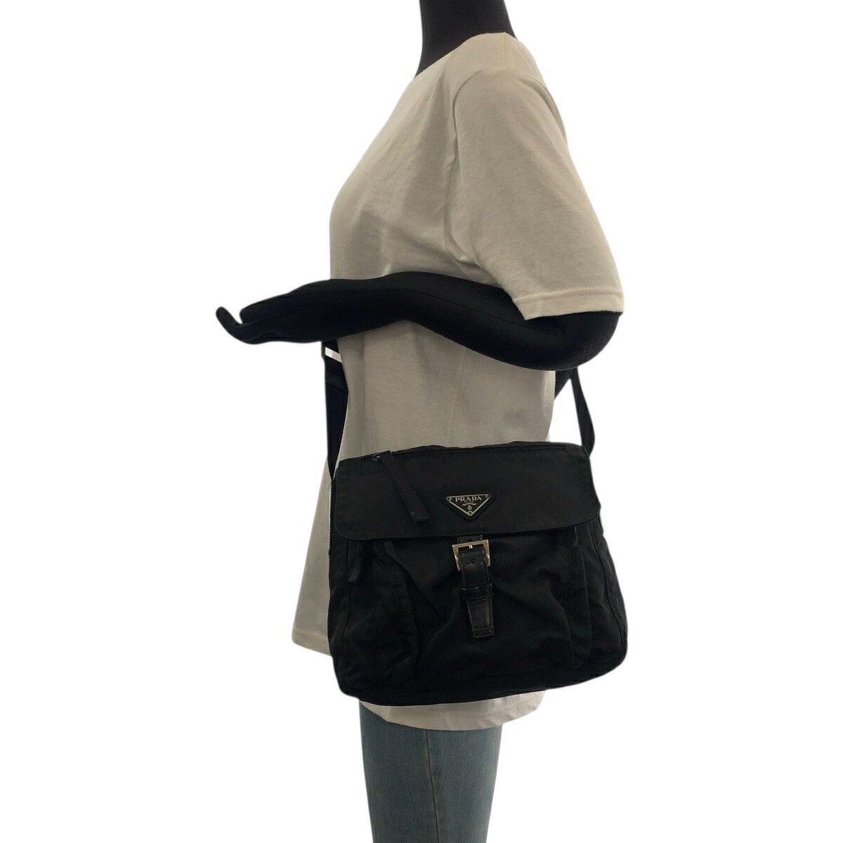 Prada Prada Prada Tessuto Nylon Shoulder Bag Textile Shoulder Bag DUTY FREE for USA Size ONE SIZE - 7 Thumbnail