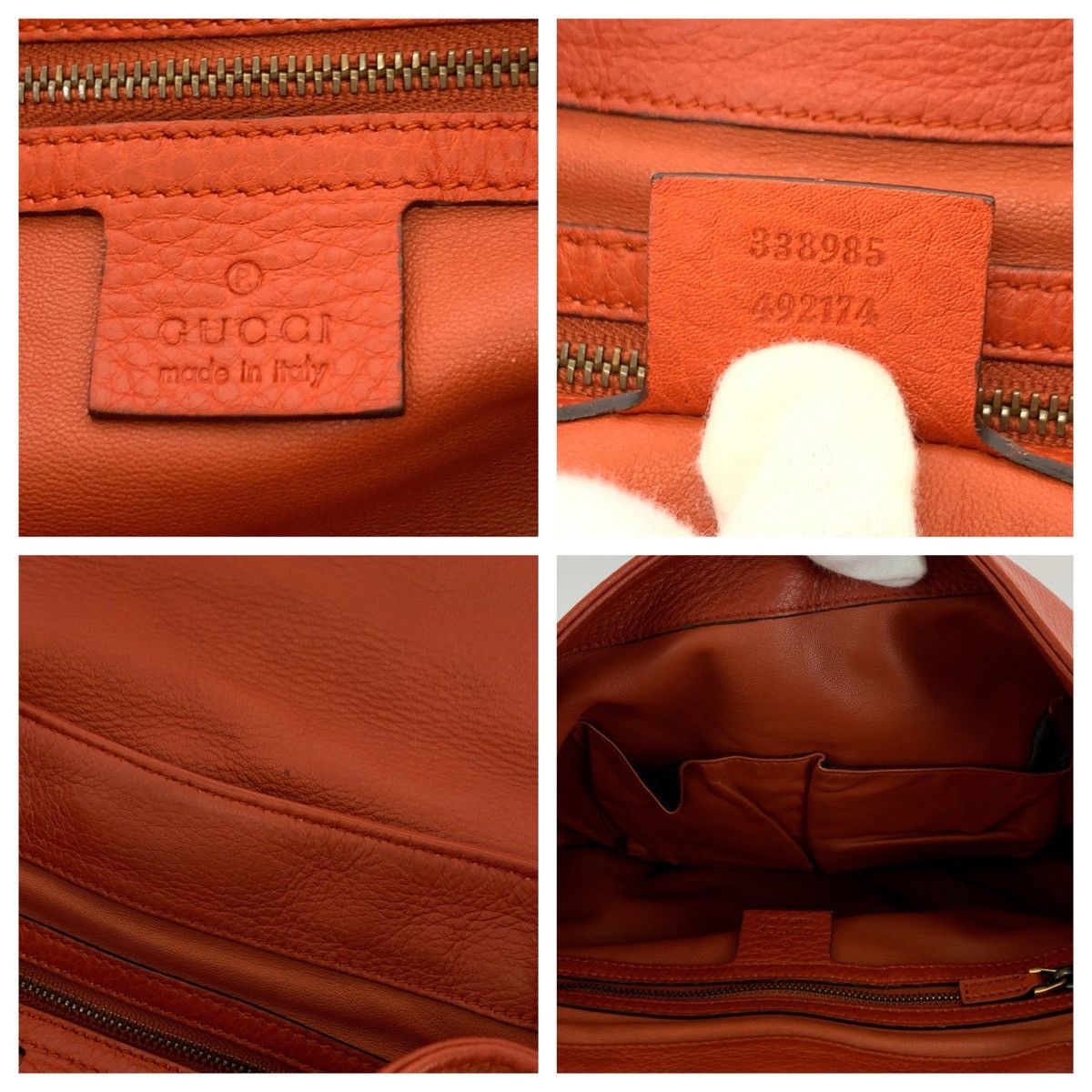 Gucci Gucci Gucci Bamboo Leather Shoulder Bag Leather Shoulder Bag 338985 DUTY FREE for USA Size ONE SIZE - 4 Thumbnail