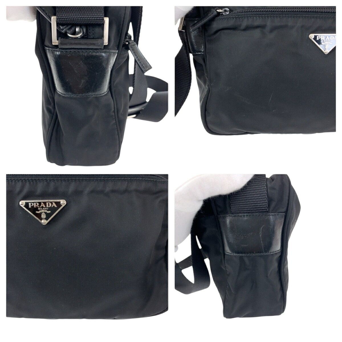 Prada Prada Prada Tessuto Nylon Shoulder Bag Textile Shoulder Bag DUTY FREE for USA Size ONE SIZE - 5 Thumbnail