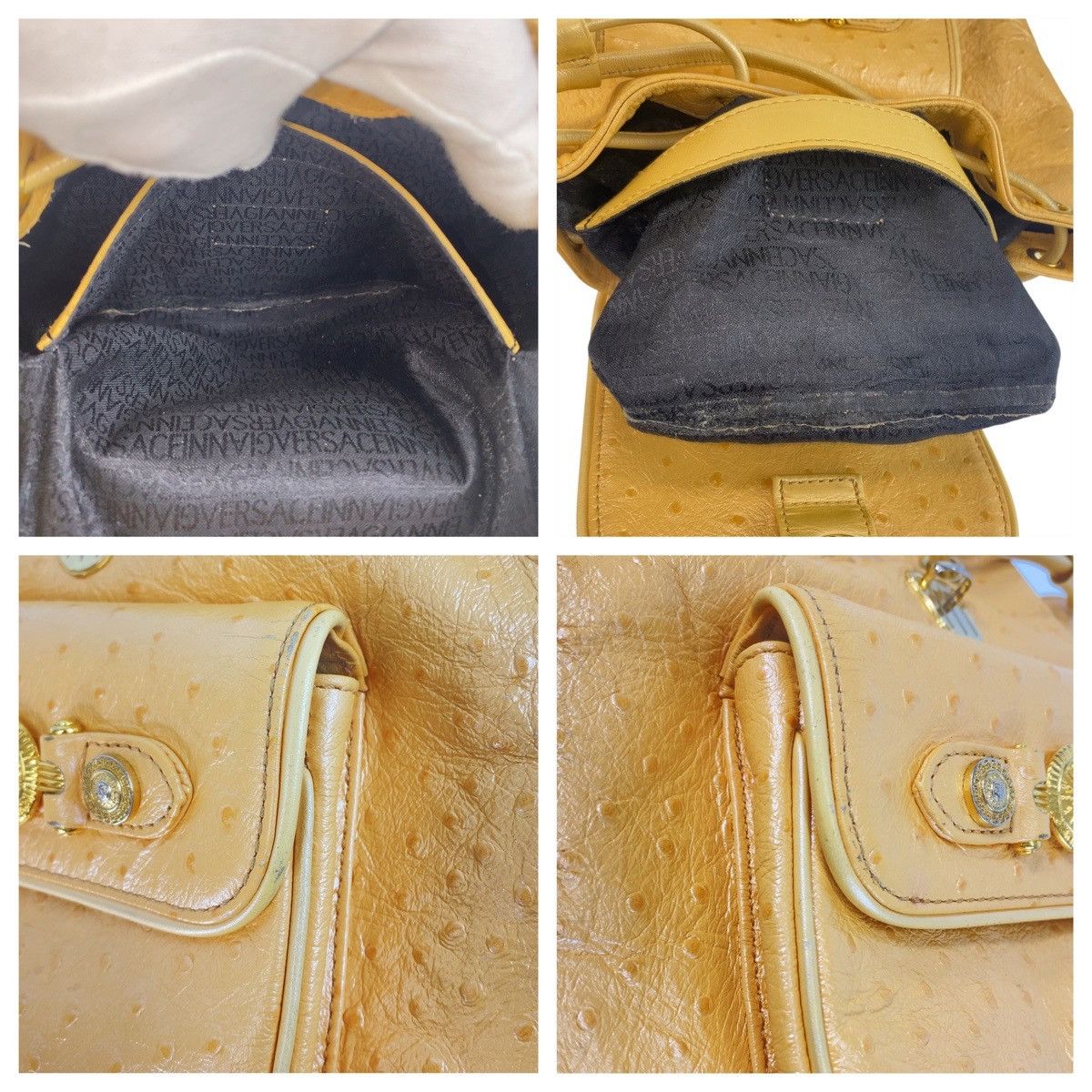 Versace Versace Versace Sunburst Leather Backpack Leather Backpack DUTY FREE for USA Size ONE SIZE - 6 Thumbnail