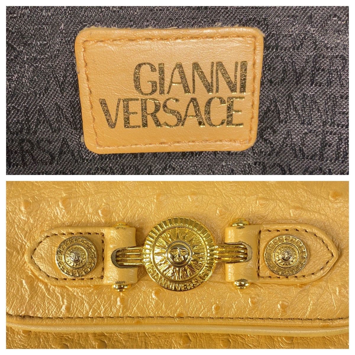 Versace Versace Versace Sunburst Leather Backpack Leather Backpack DUTY FREE for USA Size ONE SIZE - 4 Thumbnail